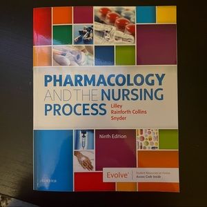 ELSEVIER RN pharmacology and the nursing process book